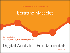 Digital Analytics Fundamentals Bertrand Masselot