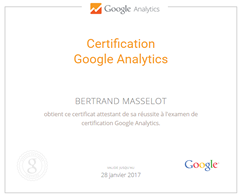 certification google analytics bertrand masselot