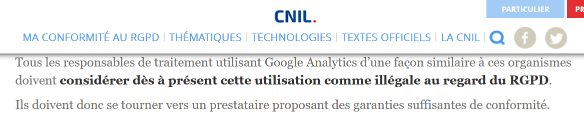 cnil analytics