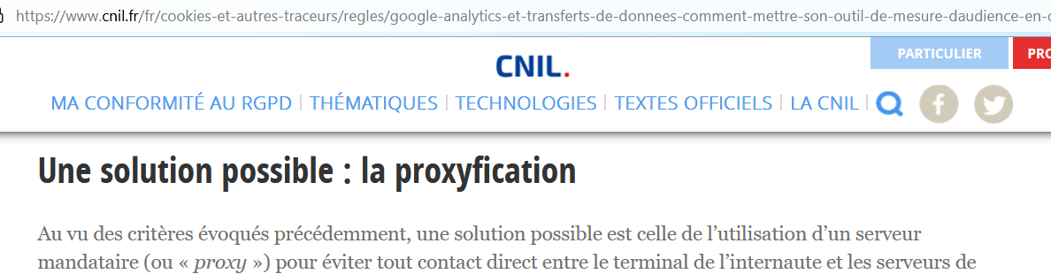 cnil proxification