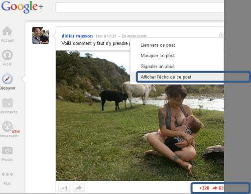 Post Google+